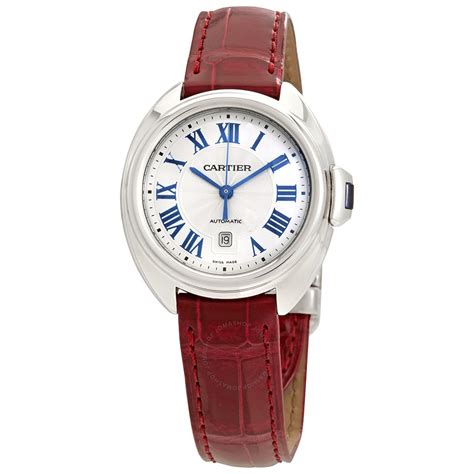 Cartier Cle de Cartier Automatic Silvered Dial Ladies .